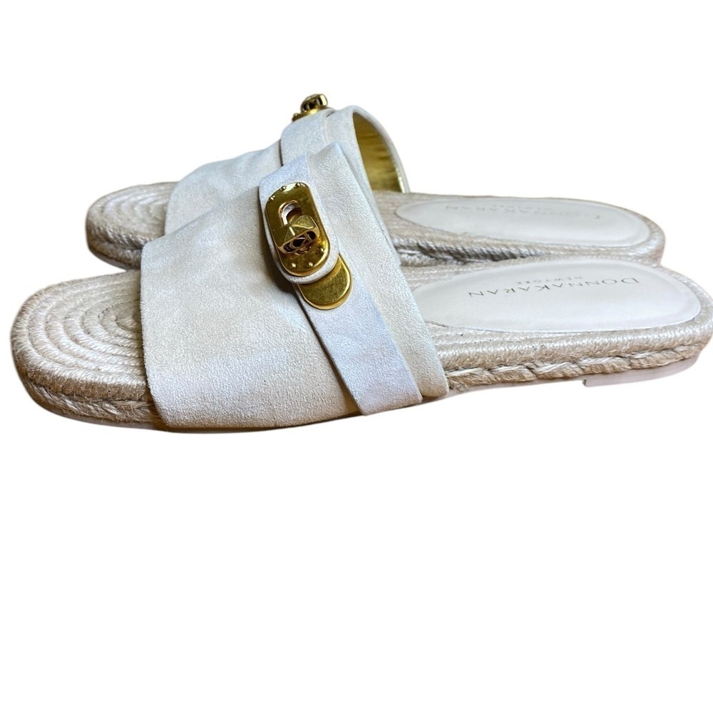 Donna Karan New York Taci Slip-On Turnbuckle Slide Sandals Women’s 5.5